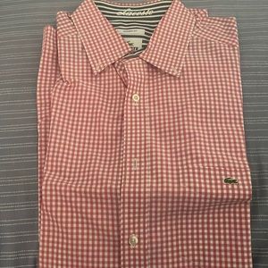 Lacoste modern fit short sleeve shirt